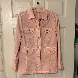 Chico's Light Pink Jean Jacket